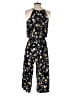 London Times Graphic Black Jumpsuit Size 4 - photo 2