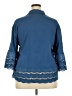 Unbranded Blue 3/4 Sleeve Button-Down Shirt Size XXL - photo 2