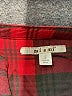 Mi ami Plaid Red Long Sleeve Blouse Size S - photo 7