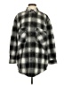 Skylar + Madison Plaid Gray 3/4 Sleeve Blouse Size S - photo 1