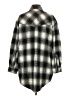 Skylar + Madison Plaid Gray 3/4 Sleeve Blouse Size S - photo 2