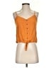 Be Cool 100% Rayon Orange Tank Top Size S - photo 1