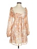 Lulus 100% Polyester Paisley Orange Cocktail Dress Size XS - photo 1