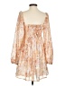 Lulus 100% Polyester Paisley Orange Cocktail Dress Size XS - photo 2