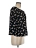 Aqua 100% Polyester Black 3/4 Sleeve Blouse Size M - photo 4