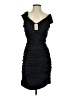 Cachet Solid Black Cocktail Dress Size 4 - photo 1