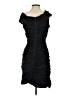Cachet Solid Black Cocktail Dress Size 4 - photo 2