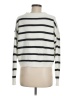 Shein Stripes Ivory Pullover Sweater Size M - photo 2