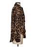 Shein 100% Polyester Animal Print Brown Long Sleeve Blouse Size 4 - photo 4