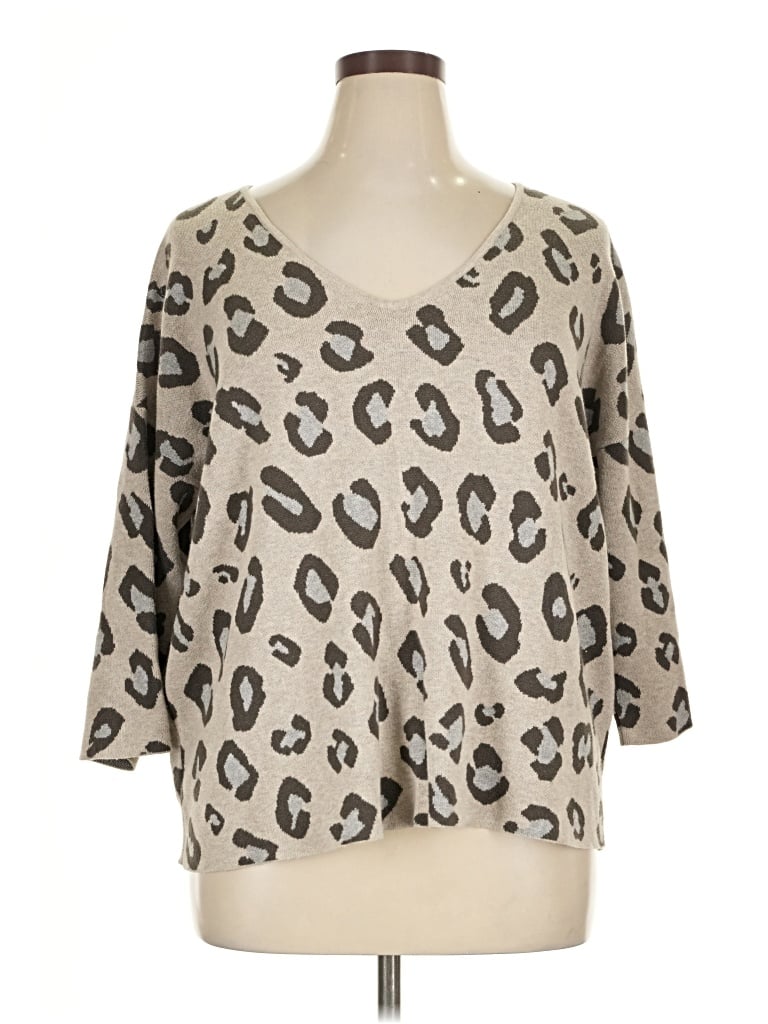 Pre-owned Ann Taylor Factory Cardigan Sweater In Tan
