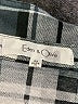 Eden & Olivia 100% Polyester Plaid Gray 3/4 Sleeve Blouse Size M - photo 7