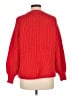 Unbranded 100% Polyester Red Cardigan Size M - photo 2