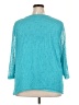 Alfred Dunner 100% Polyester Teal 3/4 Sleeve Blouse Size 2X - photo 2
