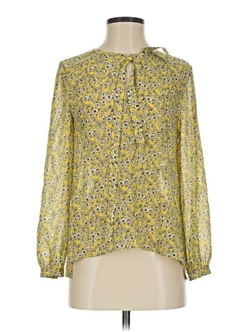 m.i.h Jeans Long Sleeve Silk Top (view 1)