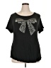 Assorted Brands Black Short Sleeve Top Size 2X - photo 1