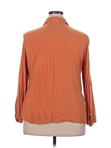 Great Northwest Indigo 3/4 Sleeve Button-Down Shirt (view 2)