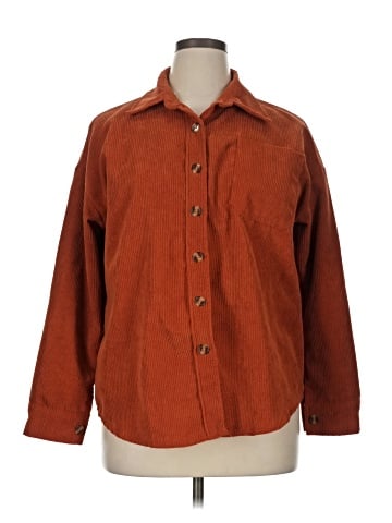 Zara TRF Long Sleeve Button-Down Shirt (view 1)