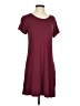 Assorted Brands 100% Polyester Solid Burgundy Casual Dress Size S - photo 1