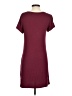 Assorted Brands 100% Polyester Solid Burgundy Casual Dress Size S - photo 2