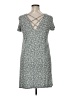 Only Print Gray Casual Dress Size XL - photo 2