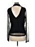 Sanctuary Black Long Sleeve Blouse Size M - photo 2