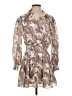 Intermix Paisley Ivory Tan Casual Dress Size 2 - photo 1