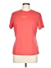 Nike 100% Polyester Orange Active T-Shirt Size L - photo 1