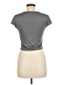 Shein Gray Short Sleeve T-Shirt Size 6 - photo 2