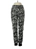Aqua 100% Polyester Print Silver Casual Pants Size XS - photo 1