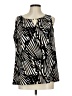 Dana Buchman 100% Polyester Black Sleeveless Blouse Size L - photo 1