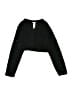 Justice 100% Polyester Black Cardigan Size 7 - photo 1