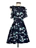 Snidel Floral Blue Cocktail Dress Size Sm (0) - photo 1