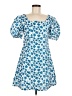 Ellison 100% Polyester Blue Casual Dress Size M - photo 1