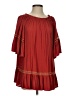 She + Sky Red 3/4 Sleeve Blouse Size S - photo 1