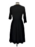 Unbranded Solid Black Casual Dress Size L - photo 2