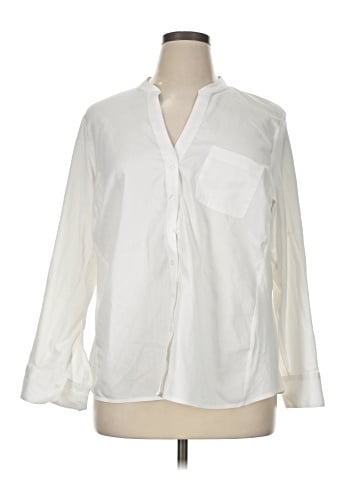 Calvin Klein Long Sleeve Button-Down Shirt (view 1)