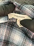 Maurices Plaid Gray Long Sleeve Blouse Size M - photo 7