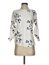 Kindred 100% Polyester Ivory 3/4 Sleeve Blouse Size S - photo 1