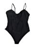 Unbranded Solid Black One Piece Swimsuit Size L - photo 1