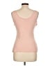 Ally 100% Cotton Pink Sleeveless Top Size L - photo 2