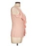 Ally 100% Cotton Pink Sleeveless Top Size L - photo 4