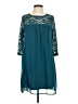 Luxology 100% Polyester Teal Casual Dress Size 4 - photo 1