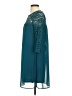 Luxology 100% Polyester Teal Casual Dress Size 4 - photo 5