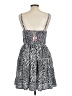 Assorted Brands 100% Polyester Animal Print Silver Black Cocktail Dress Size L - photo 2