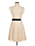 BB Dakota 100% Polyester Solid Ivory Cocktail Dress Size 4 - photo 1