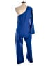 Antonella Solid Blue Jumpsuit Size M - photo 2
