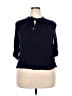 ELOQUII 100% Viscose Blue 3/4 Sleeve Blouse Size 20 - photo 1