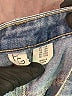 Happily Grey Blue Denim Skirt Size 24 waist - photo 4