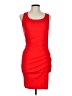 Bobi Solid Red Cocktail Dress Size L - photo 1