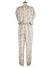 Dress Forum 100% Rayon Paisley Ivory Jumpsuit Size M - photo 2